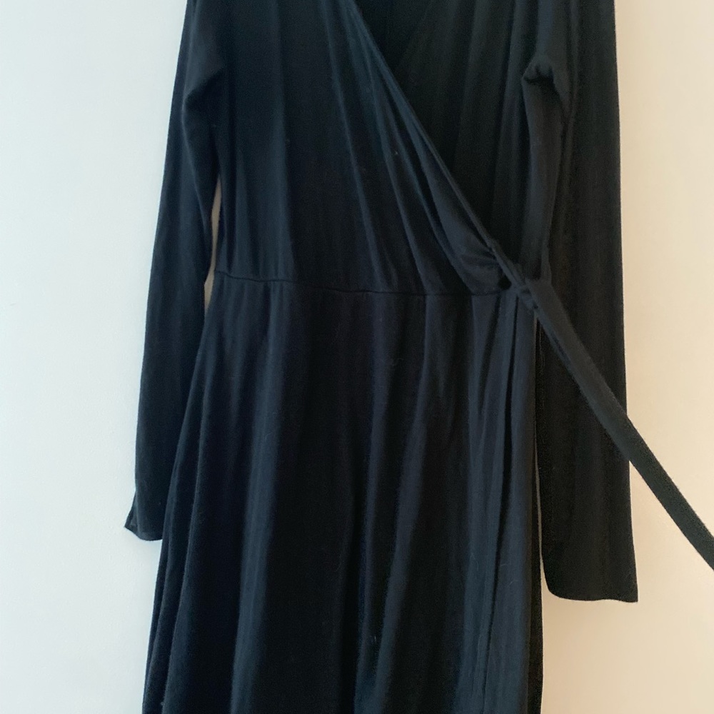 Express Faux Wrap Dress - Picture 2 of 4